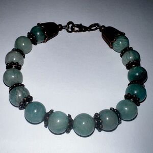 Cute handmade jadeite bracelet.